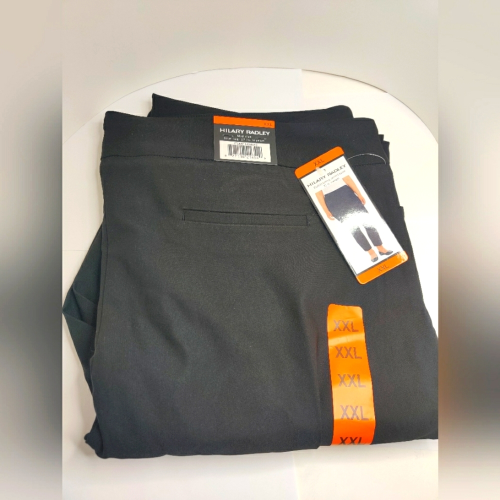 Black Casual Ankle Pants